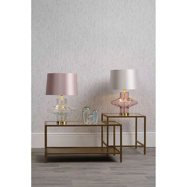 Vienna Glass Table Lamp Clear