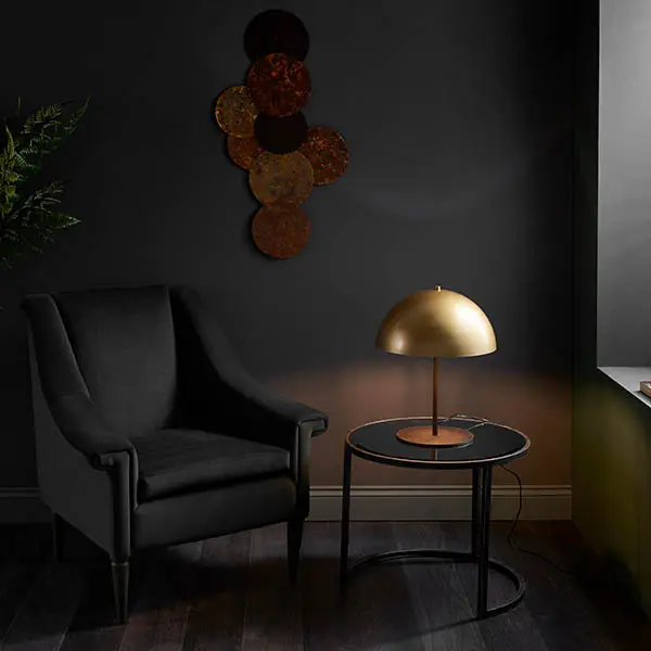 Gold Dome Table Lamp