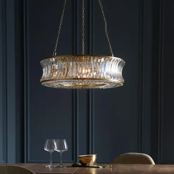 Alice Brass 6 Light Chandelier