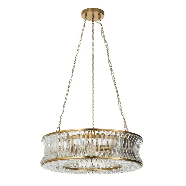 Alice Brass 6 Light Chandelier