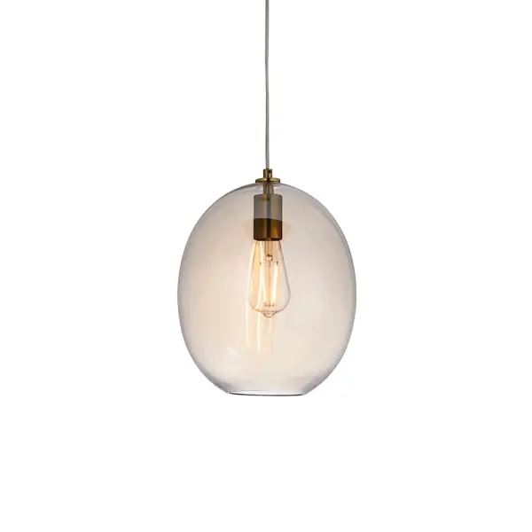 Kelda Oval Champagne Glass Pendant