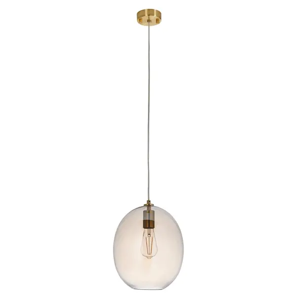 Kelda Oval Champagne Glass Pendant