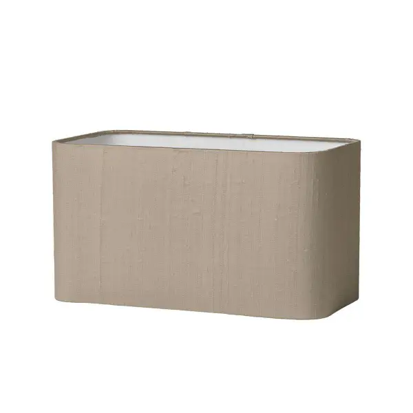 Zoffany 25CM Rounded Rectangle 100% Silk Shade with Colour Options