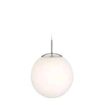 Globe Opal Glass Pendant