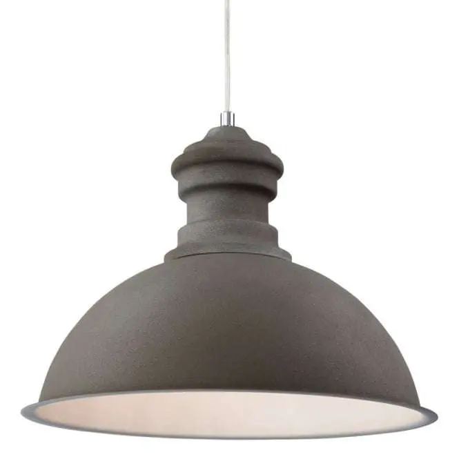 Aztec Pendant in Concrete Finish