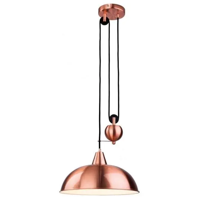 Century Rise & Fall Pendant in Copper Finish