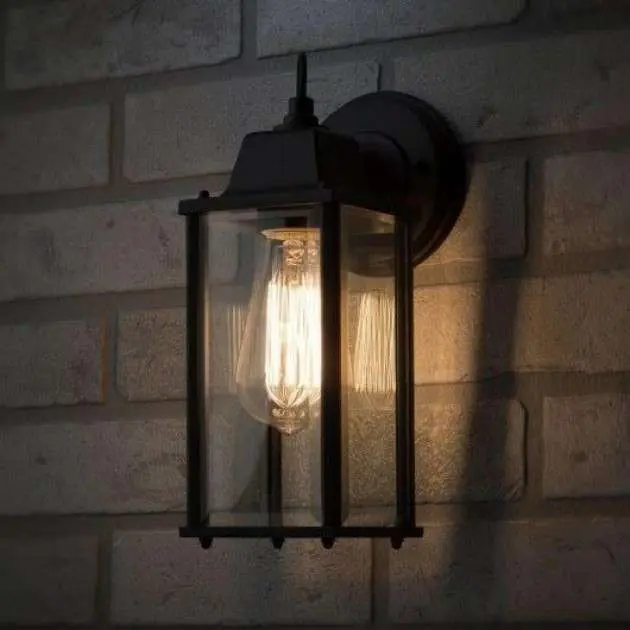 Ceres Outdoor Wall Lantern, Bevelled Glass