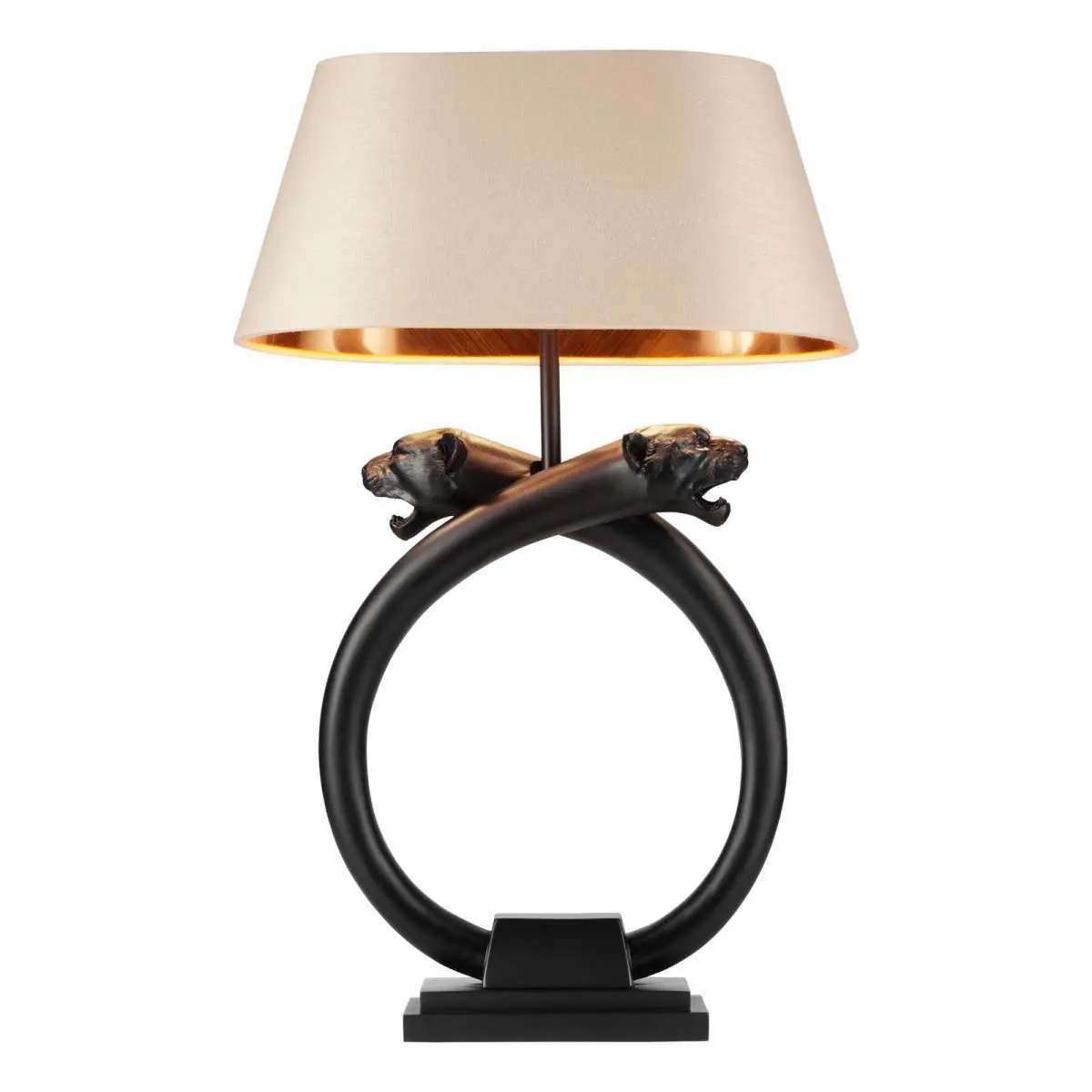 Panther Black Table Lamp