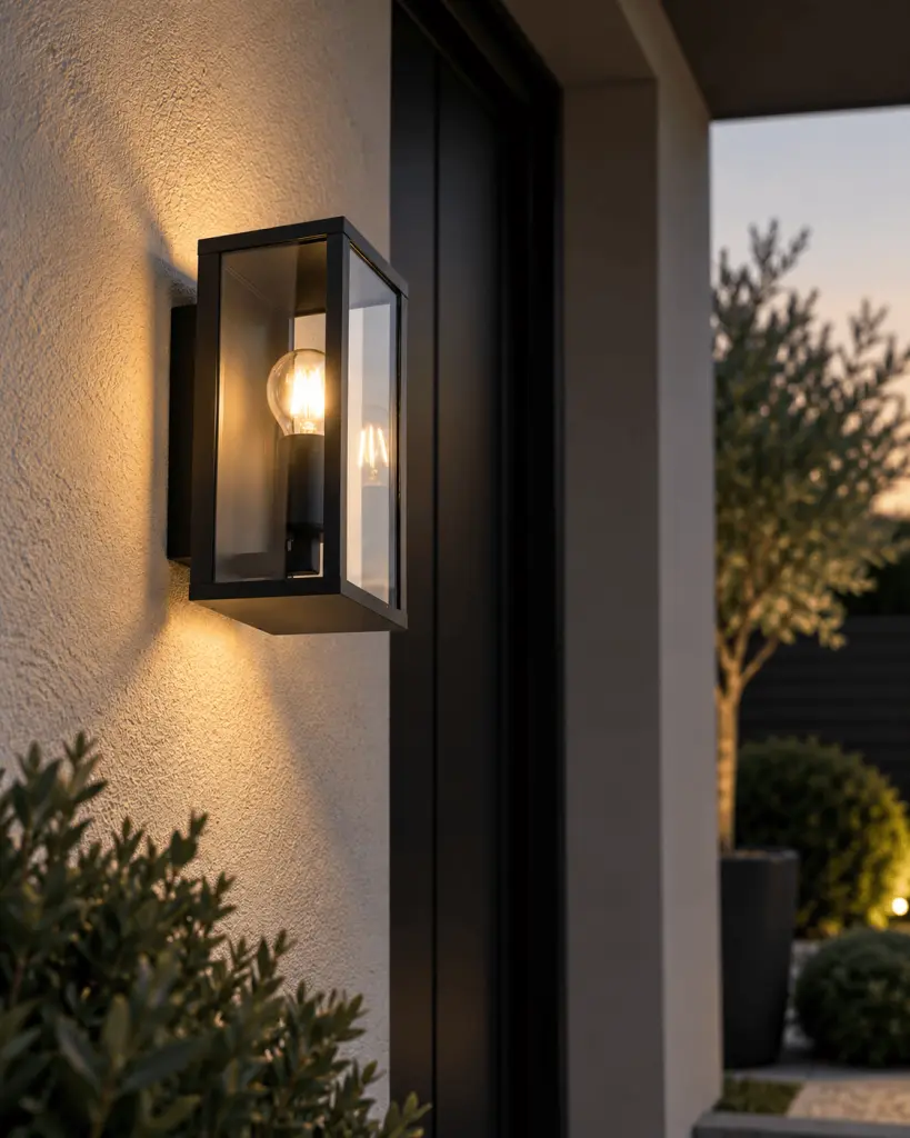 Parker Single Black Wall Light