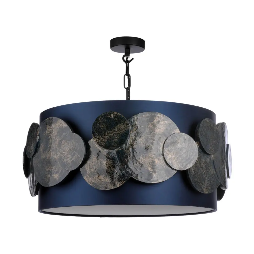 Planet 4 Light Pendant with Bespoke Shade