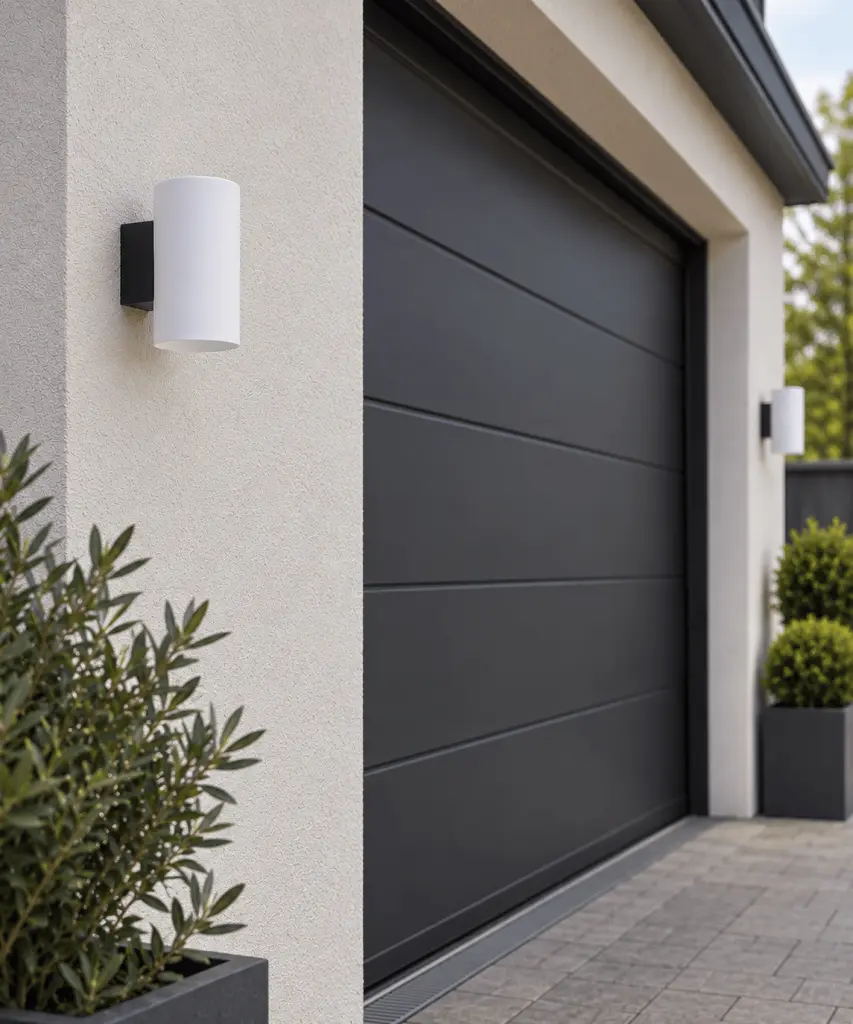 Porter Anthracite Outdoor Wall Light IP54