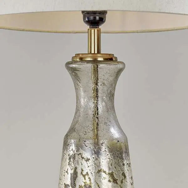 Samuel White and Hammered Volcano Table Lamp