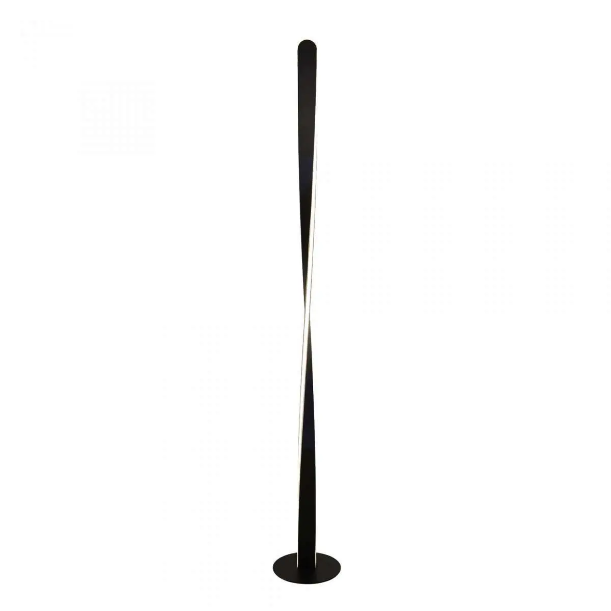 Paddle 24W LED Floor Lamp Black