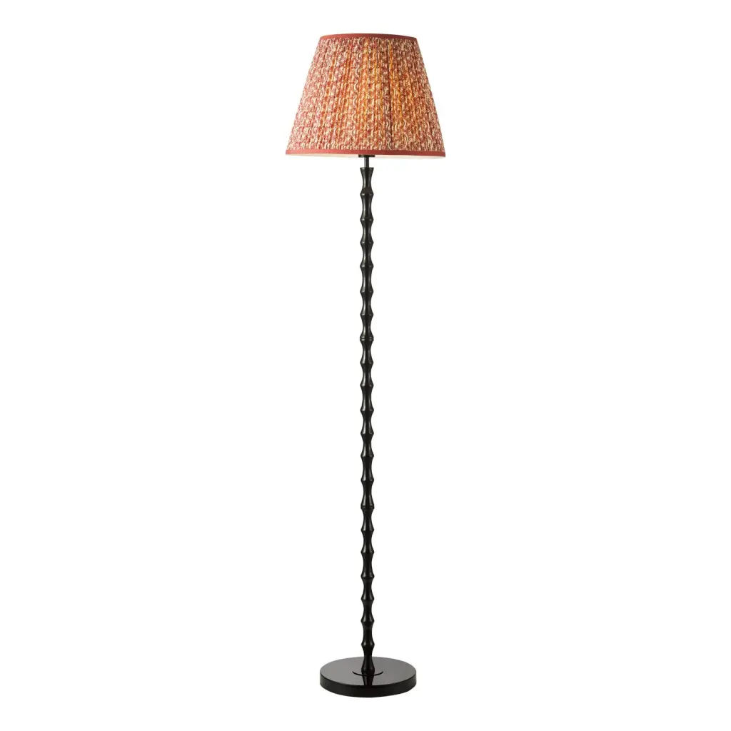 Siyanda Satin Black Floor Lamp Base Only
