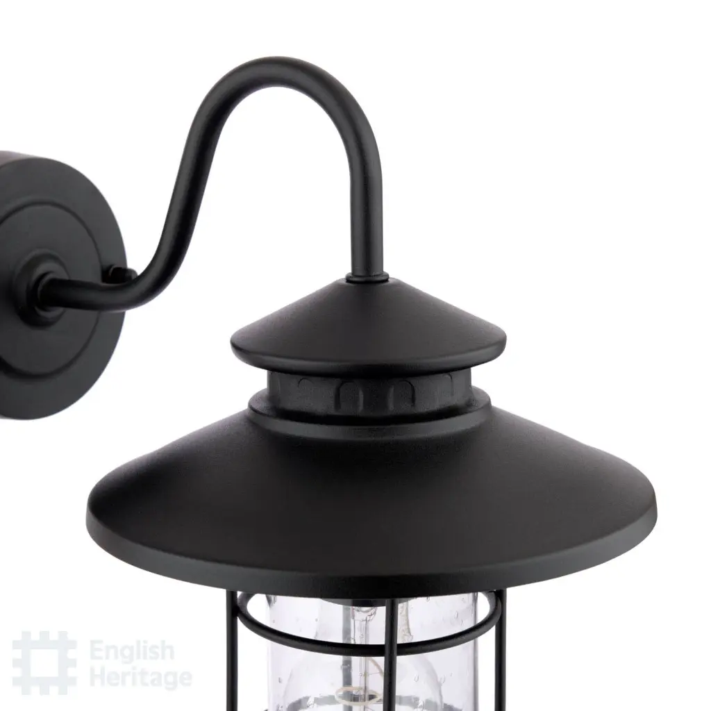 Stables Matt Black Outdoor Wall Light