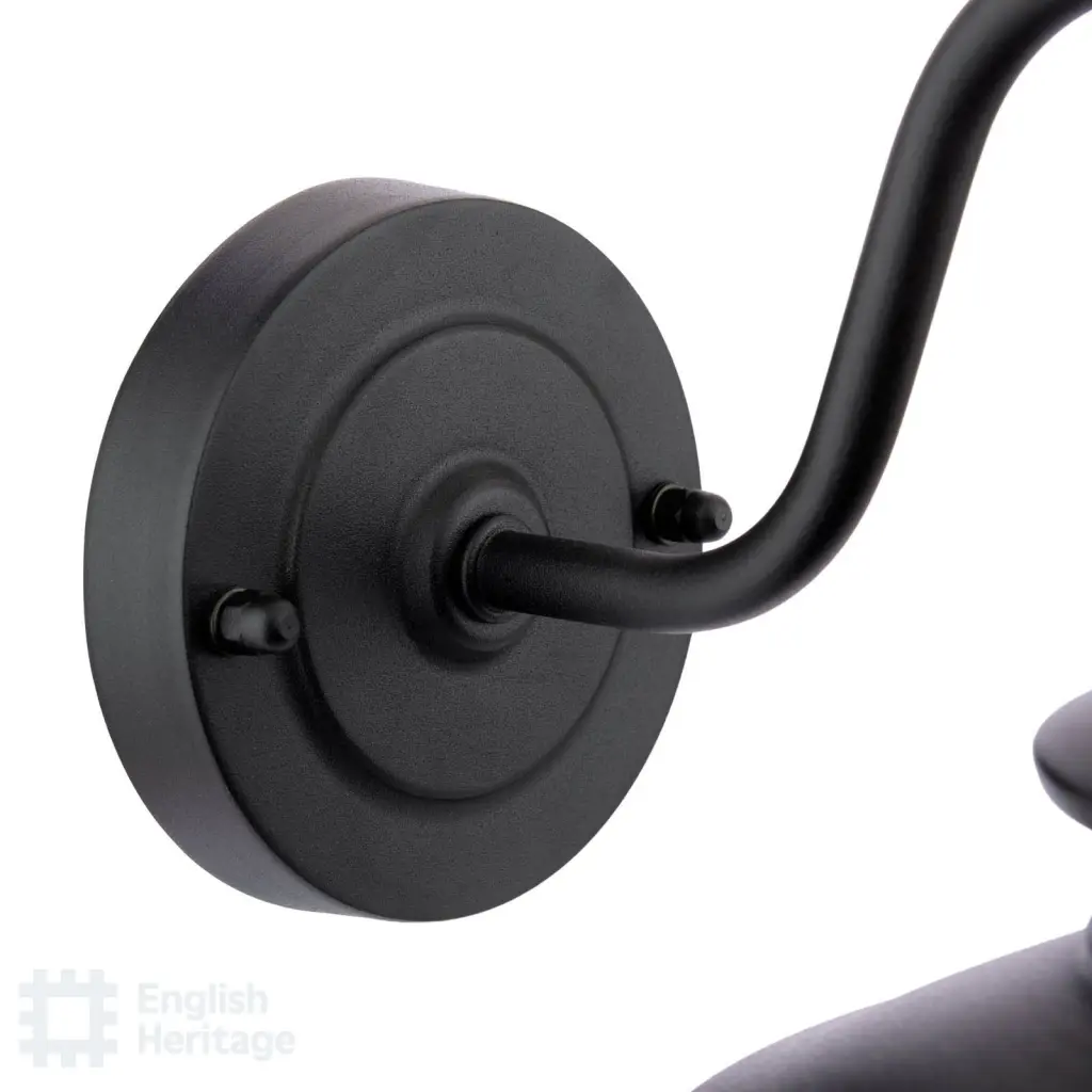 Stables Matt Black Outdoor Wall Light