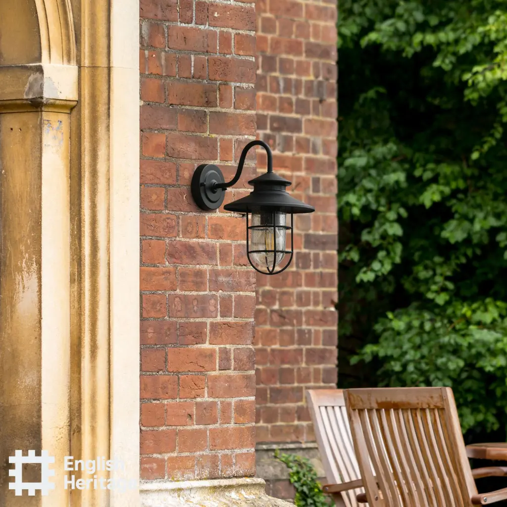 Stables Matt Black Outdoor Wall Light