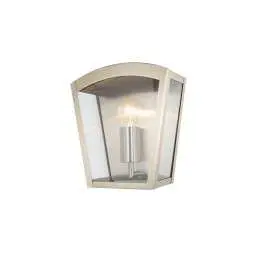 Artemis Stainless Steel Outdoor Curved Box Lantern