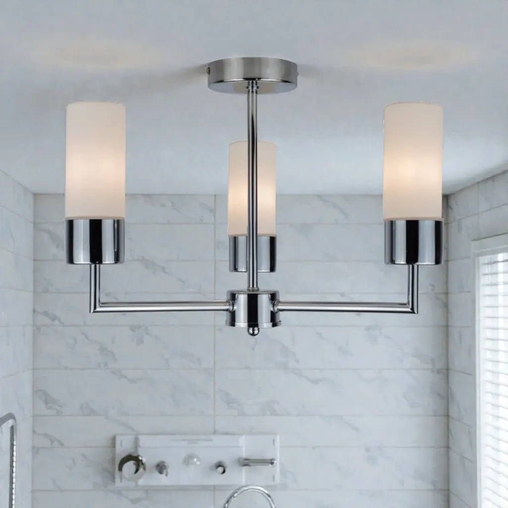 Talia 3 Light Semi Flush Fitting