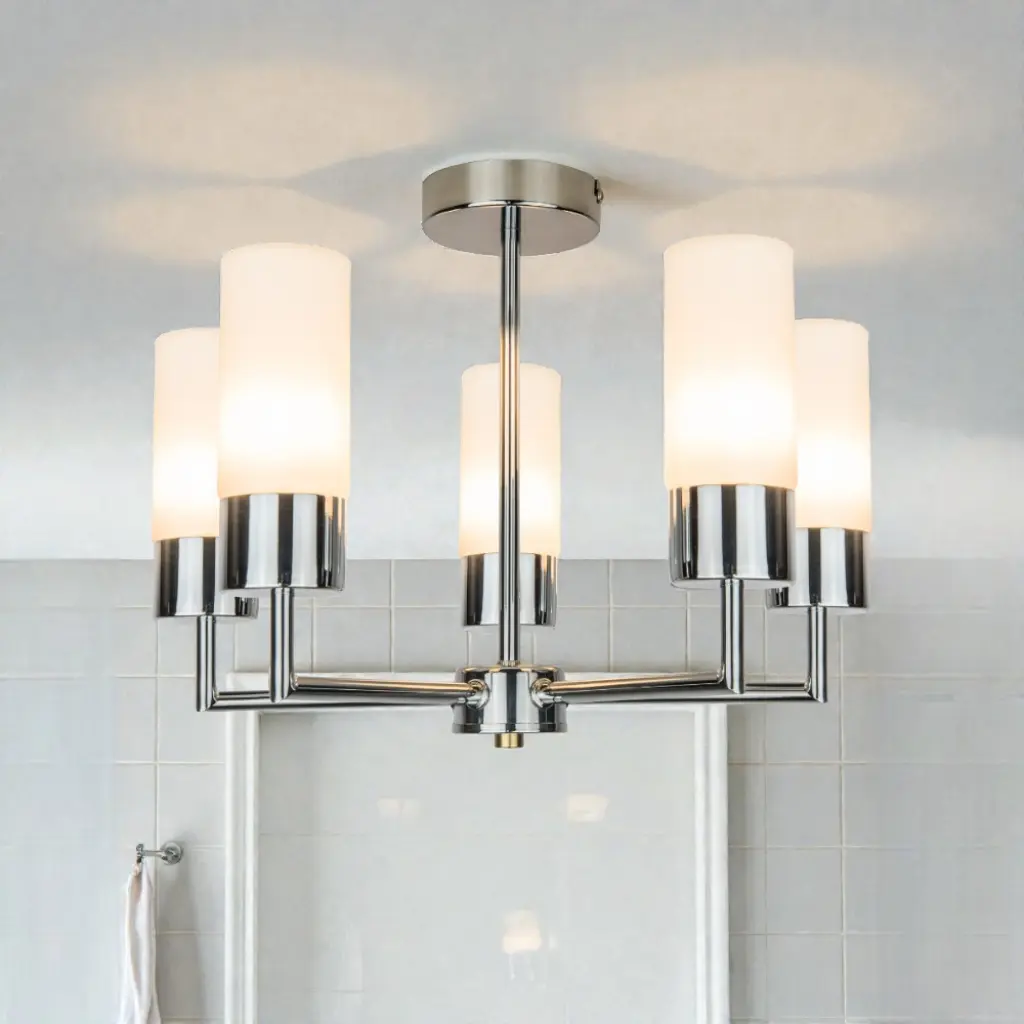 Talia 5 Light Semi Flush Fitting