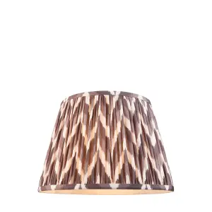 Zigzag 350mm Pearl Grey Tapered Shade