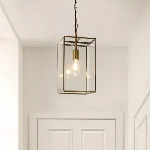 Hammond Large Single Glass Pendant