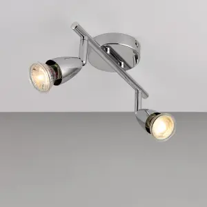 Amalfi 2 Light Spotlight Bar in Chrome