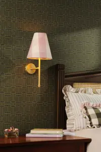 Aix Brushed Brass Wall Light Bracket Only