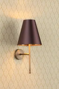 Aix Antique Brass Wall Light Bracket Only