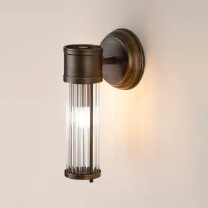 Appeal Single Wall Light in Bronze IP44