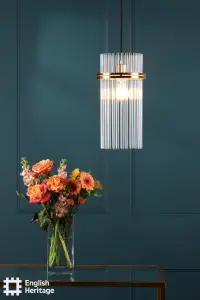 Eltham Antique Gold Single Pendant