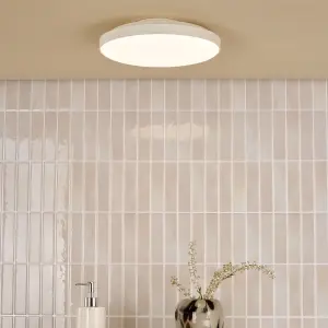Essien LED Flush Fitting in White IP44