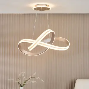 Gavino LED CCT Silver Pendant