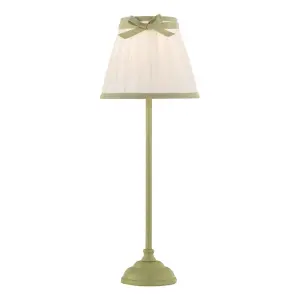 Grace Green Table Lamp C/W Shade