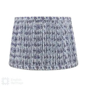 St John Blue 25cm Cotton Empire Shade