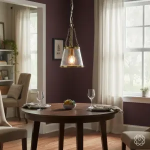 Kimi Tapered Brass Pendant