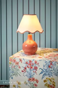 Bramhope Terracotta Table Lamp C/W Shade