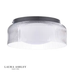Clarissa Matt Black Flush Fitting IP44