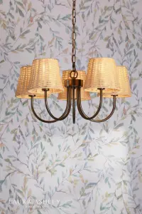 Hasfield Ceiling Pendant in Satin Bronze