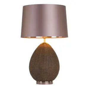 Lombok Rattan Table Lamp Base Only