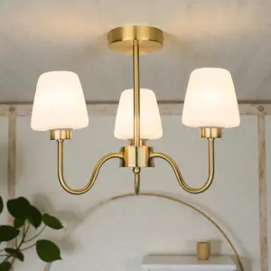 Marina 3 Light Ceiling Light