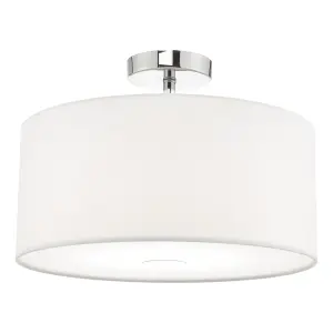 Ronda 40cm Easy Fit Pendant Porcelain White