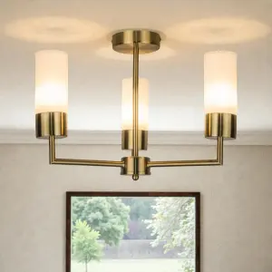 Talia 3 Light Semi Flush Fitting