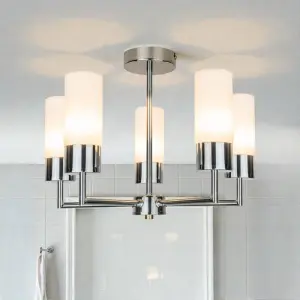 Talia 5 Light Semi Flush Fitting