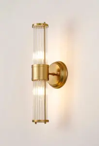 Appeal Up & Down Wall Light in Gold
