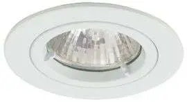 Twistlock Die Cast Aluminum Recessed Downlight Matt White