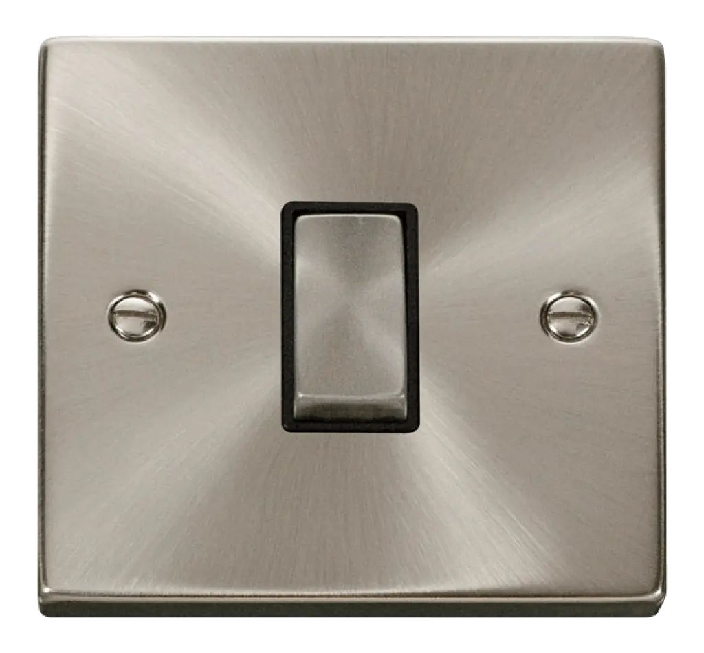Satin Chrome 1 Gang Intermediate Switch