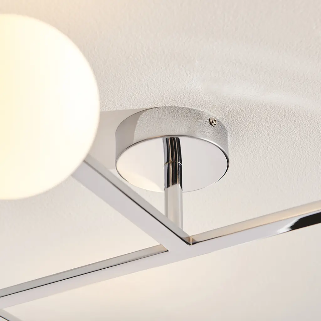 Spa Chrome 3 Light Semi Flush