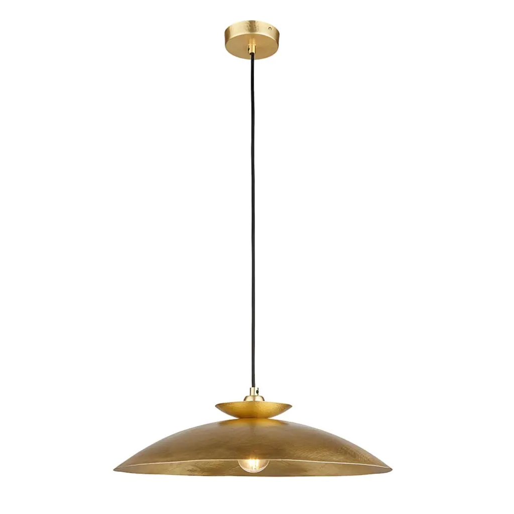 Craft Brass Hammered Pendant