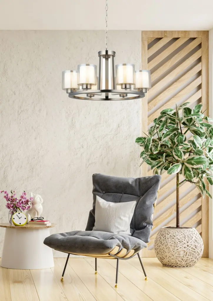 Chrome pendant light sales